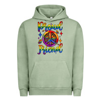 Pigment Oil Green proud friend Urban Hoodie - JahusDesignShop