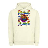 Pigment Pistachio proud friend Urban Hoodie - JahusDesignShop