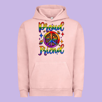 Proud Friend Urban Hoodie Designed By Jahusdesignshop