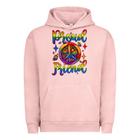 Pigment Salmon proud friend Urban Hoodie - JahusDesignShop