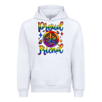 White proud friend Urban Hoodie - JahusDesignShop