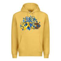 Antique Gold be kind Premium Hoodie - Artiststas