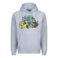 Heather Grey be kind Premium Hoodie - Artiststas