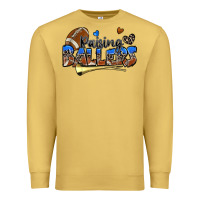 Antique Gold raising ballers football Premium Sweatshirt - Zillion Design Studio