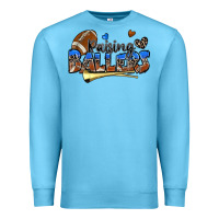 Ocean Blue raising ballers football Premium Sweatshirt - Zillion Design Studio