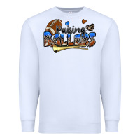 White raising ballers football Premium Sweatshirt - Zillion Design Studio