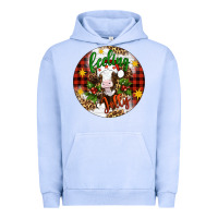 Pigment Grape Ice Christmas feeling jolly cow ornament Urban Hoodie - Artiststas