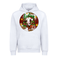 White Christmas feeling jolly cow ornament Urban Hoodie - Artiststas