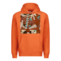 Carrot football leopard gemstone seamless pattern Premium Hoodie - JahusDesignShop