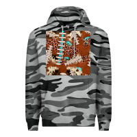 Slate Camo football leopard gemstone seamless pattern Premium Hoodie - JahusDesignShop