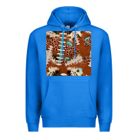 True Royal football leopard gemstone seamless pattern Premium Hoodie - JahusDesignShop