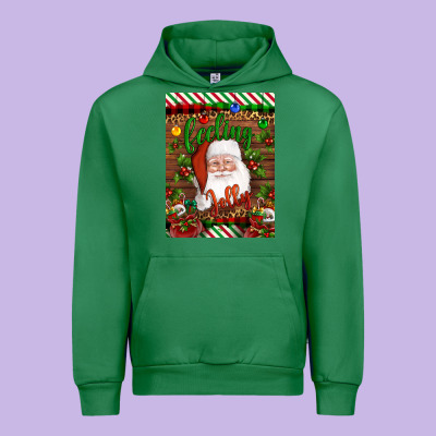 Christmas Feeling Jolly Santa Urban Hoodie Designed By Artiststas