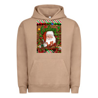 Pigment Burro Christmas Feeling Jolly Santa Urban Hoodie - Artiststas