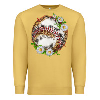 Antique Gold baseball with patterns Premium Sweatshirt - texasbilliewilder