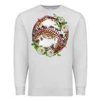 Dove Grey baseball with patterns Premium Sweatshirt - texasbilliewilder