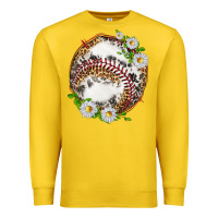 Lemon baseball with patterns Premium Sweatshirt - texasbilliewilder