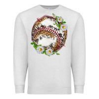 Oatmeal Heather baseball with patterns Premium Sweatshirt - texasbilliewilder