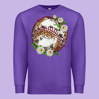 Premium Sweatshirt baseball with patterns