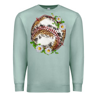 Seafoam baseball with patterns Premium Sweatshirt - texasbilliewilder