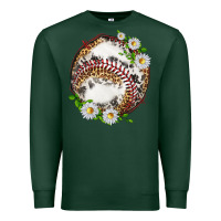 Sports Green baseball with patterns Premium Sweatshirt - texasbilliewilder