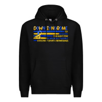 Black down syndrome Premium Hoodie - Artiststas