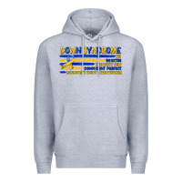 Heather Grey down syndrome Premium Hoodie - Artiststas