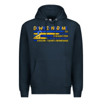 Navy down syndrome Premium Hoodie - Artiststas