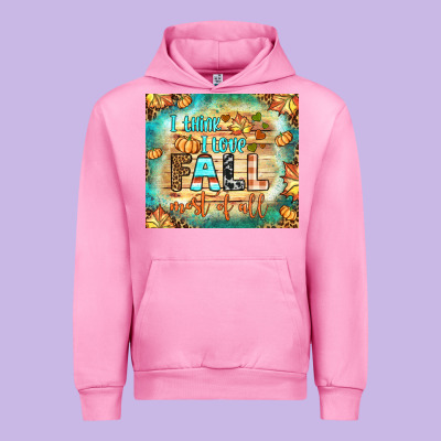 I Think I Love Fall Most Of All Tumbler Urban Hoodie Designed By Bundleandbundleshop