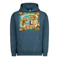 Pigment Midnight Navy i think i love fall most of all tumbler Urban Hoodie - BundleAndBundleShop