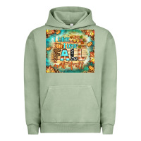 Pigment Oil Green i think i love fall most of all tumbler Urban Hoodie - BundleAndBundleShop