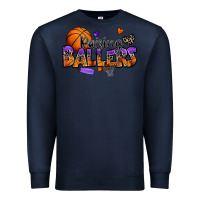Navy raising ballers basketball Premium Sweatshirt - Zillion Design Studio