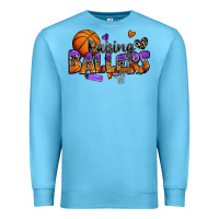 Ocean Blue raising ballers basketball Premium Sweatshirt - Zillion Design Studio