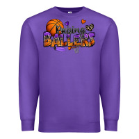 Purple raising ballers basketball Premium Sweatshirt - Zillion Design Studio