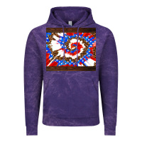 Cloud Purple usa tie dye Vintage Hoodie - AdoDesignShop