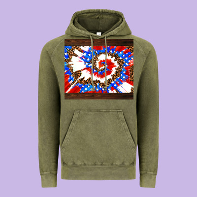 Usa Tie Dye Vintage Hoodie Designed By Adodesignshop