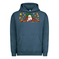 Pigment Midnight Navy Christmas feeling jolly santa Urban Hoodie - Artiststas