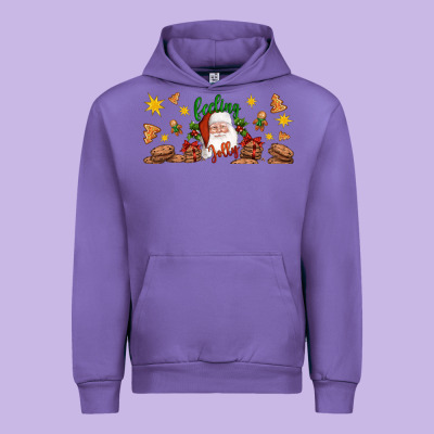 Christmas Feeling Jolly Santa Urban Hoodie Designed By Artiststas