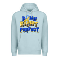 Blue Mist down right perfect down syndrome Premium Hoodie - Artiststas