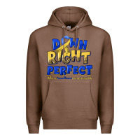 Chestnut down right perfect down syndrome Premium Hoodie - Artiststas