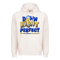 Pale Pink down right perfect down syndrome Premium Hoodie - Artiststas