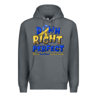 Rock down right perfect down syndrome Premium Hoodie - Artiststas