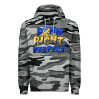 Slate Camo down right perfect down syndrome Premium Hoodie - Artiststas
