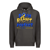 Smoke down right perfect down syndrome Premium Hoodie - Artiststas