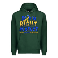 Sports Green down right perfect down syndrome Premium Hoodie - Artiststas