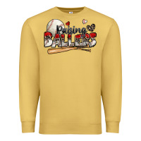 Antique Gold raising ballers baseball Premium Sweatshirt - Zillion Design Studio