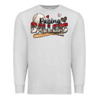 Dove Grey raising ballers baseball Premium Sweatshirt - Zillion Design Studio