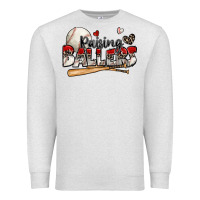 Oatmeal Heather raising ballers baseball Premium Sweatshirt - Zillion Design Studio