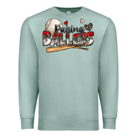 Seafoam raising ballers baseball Premium Sweatshirt - Zillion Design Studio