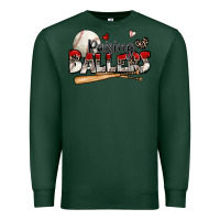 Sports Green raising ballers baseball Premium Sweatshirt - Zillion Design Studio