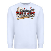 White raising ballers baseball Premium Sweatshirt - Zillion Design Studio